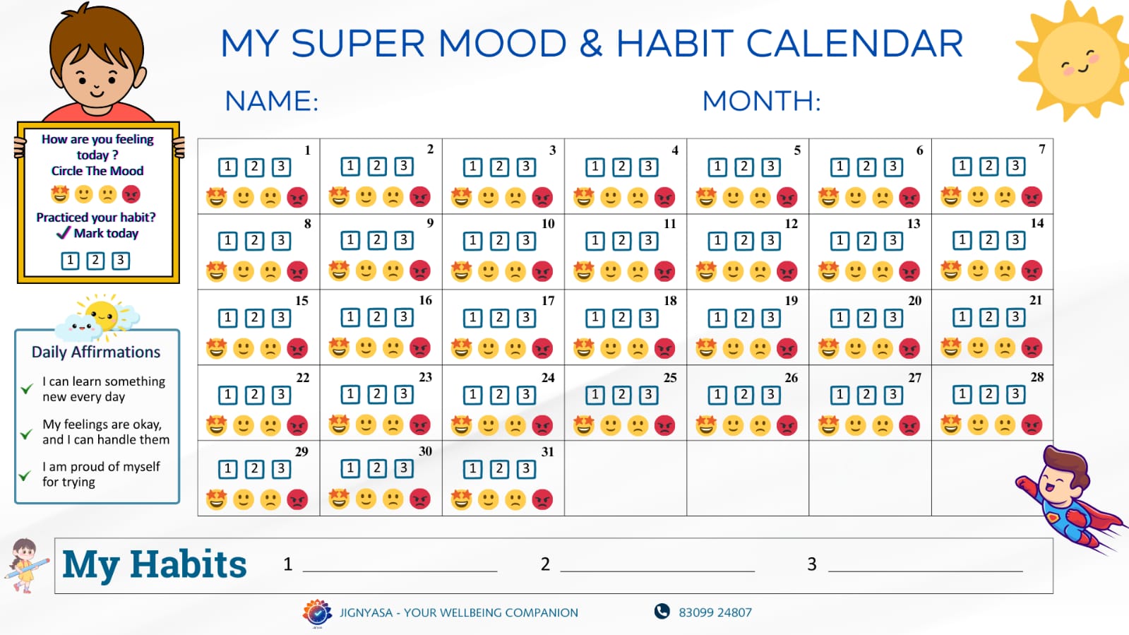 Super Habit and Mood Tracker